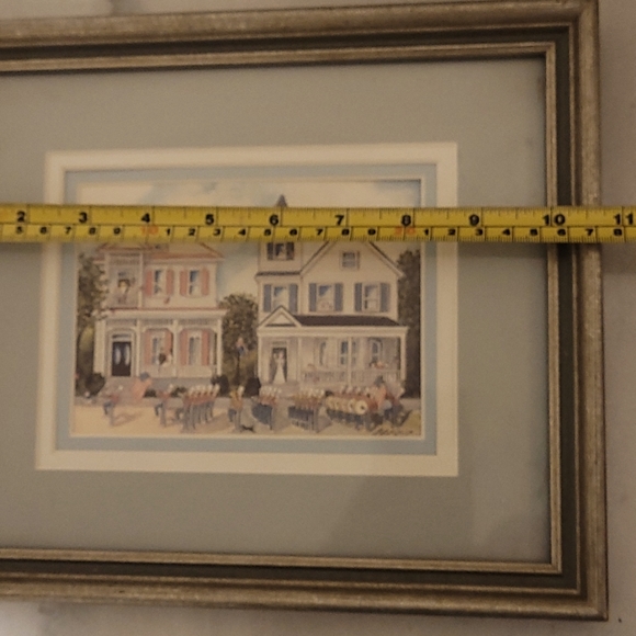 " the parade" A flag day celebration framed artwork by Bonnie Holden - Picture 7 of 8